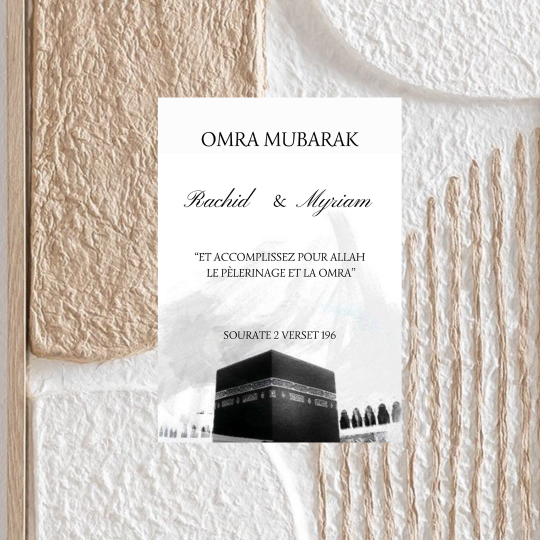 CERTIFICAT OMRA NUMÉRIQUE