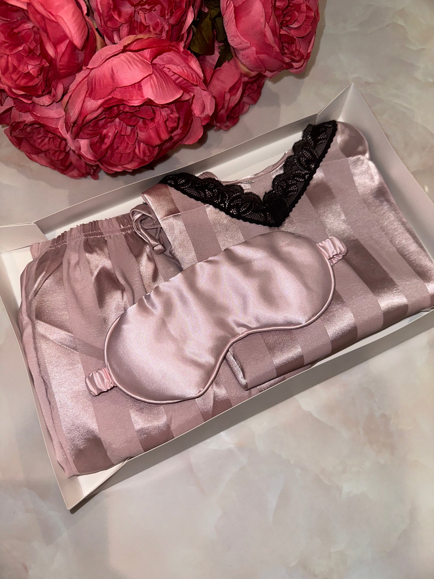COFFRET PYJAMA ROSE + CACHE YEUX