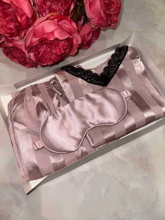 COFFRET PYJAMA ROSE + CACHE YEUX