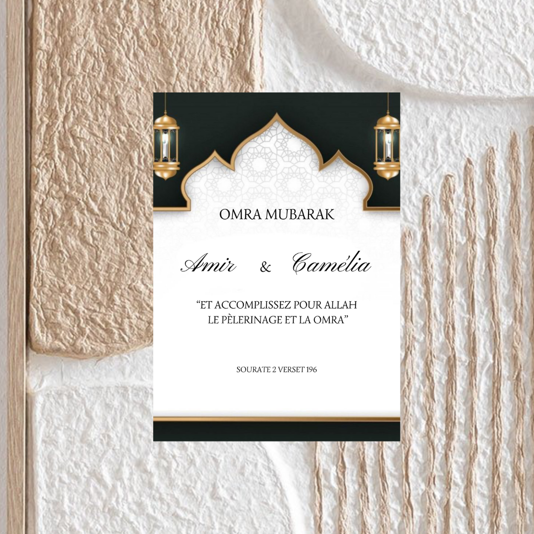 CERTIFICAT OMRA NUMÉRIQUE