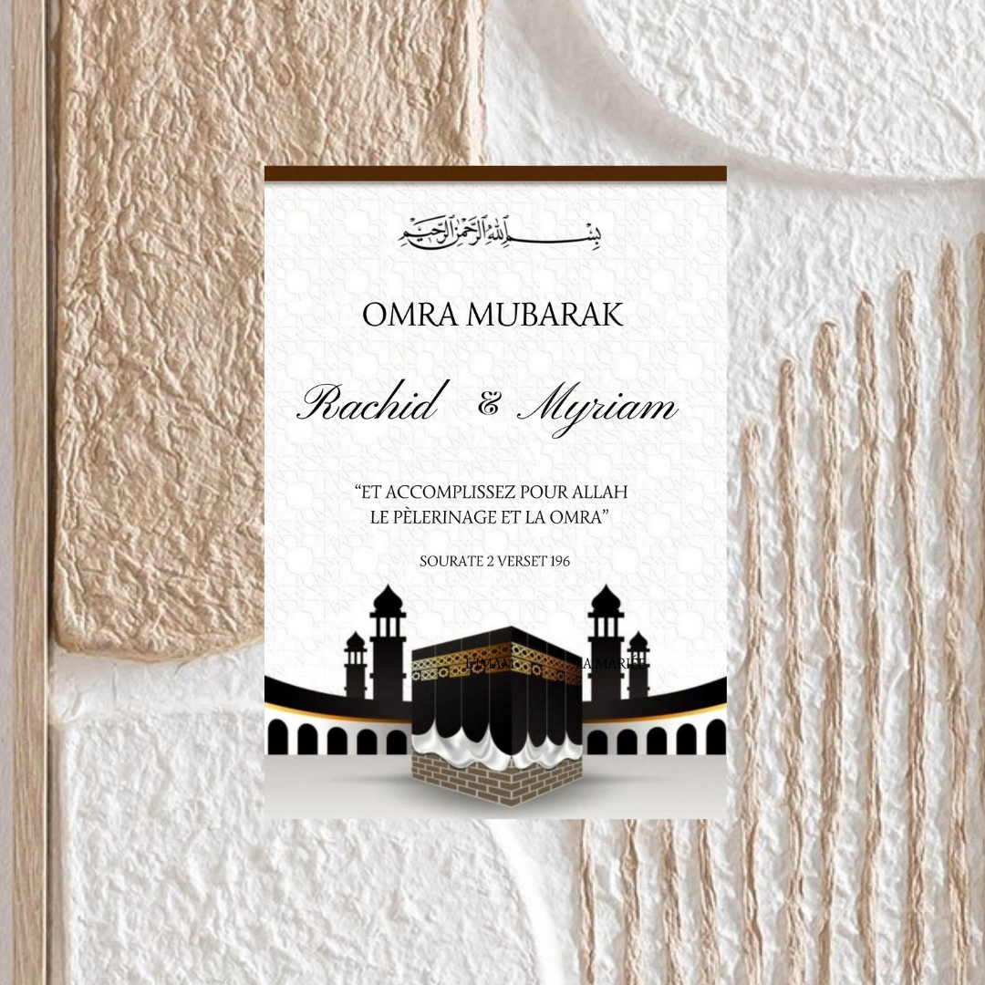 CERTIFICAT OMRA NUMÉRIQUE
