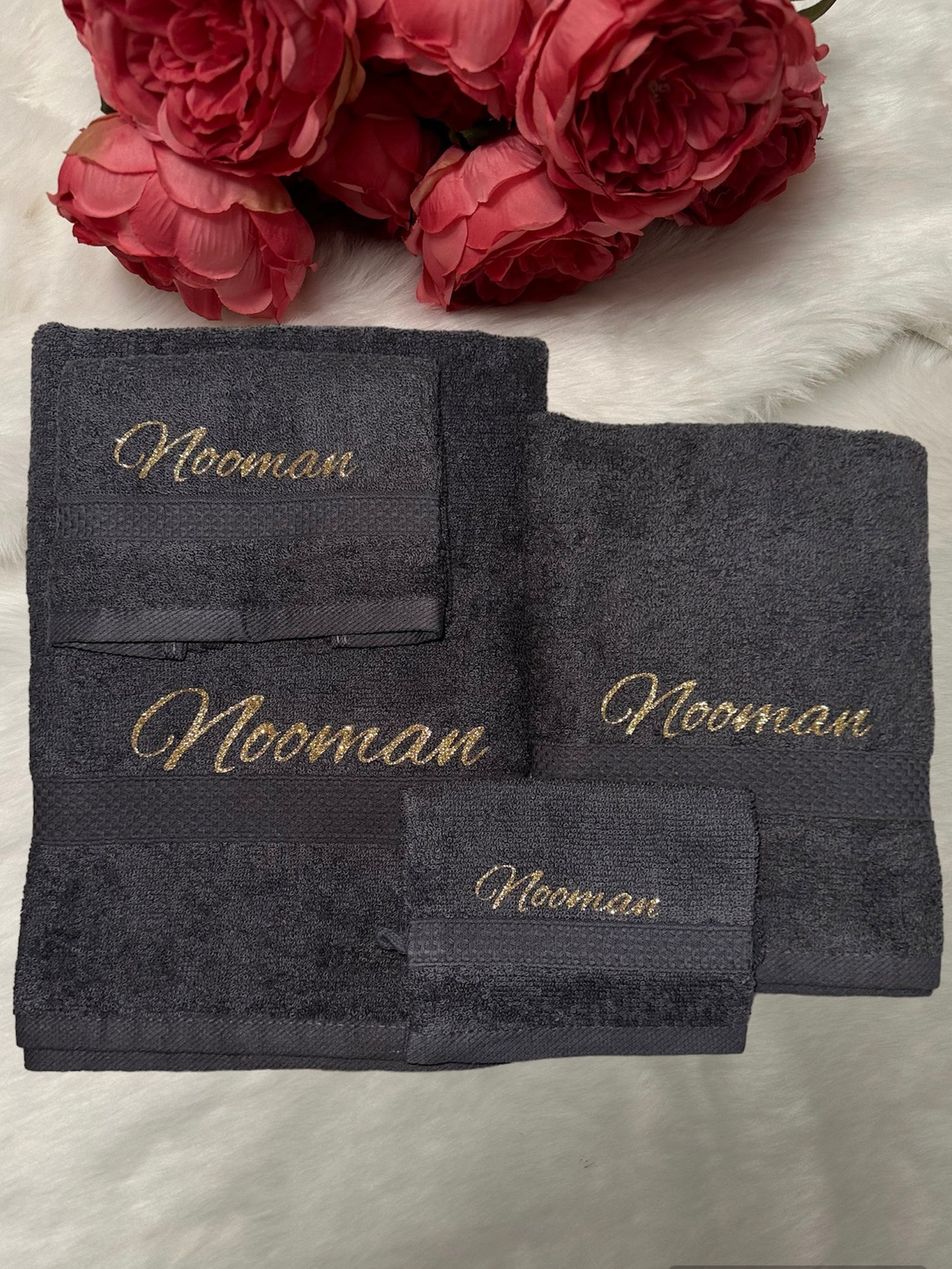 COFFRET BAIN GRIS FONCÉ