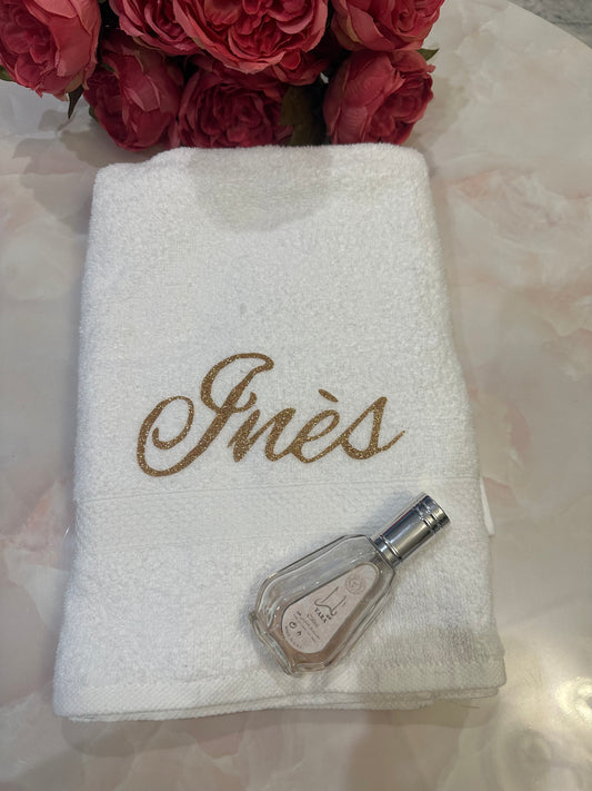 COFFRET SERVIETTE PERSONNALISÉE + PARFUM